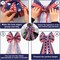 4th of July Bows for Wreath, American Stars Patriotic Wreath Red Blue Burlap for Memorial Day Front Door
